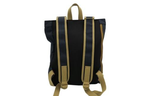 【ふるさと納税】木綿屋五三郎 帆布リュック（No.4975-60）濃紺 かばん バッグ ザック サイドファスナー付き サムネイル3