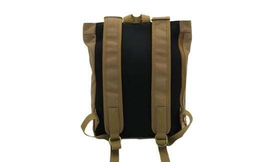 【ふるさと納税】木綿屋五三郎 帆布リュック（No.4975-65）薄茶 かばん バッグ ザック サイドファスナー付き サムネイル3