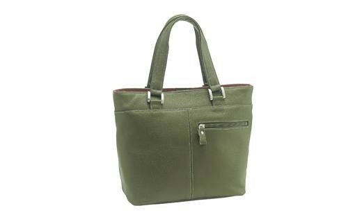 豊岡工房 牛革手提げ（3834）オリーブ かばん バッグ トートバッグ マグネット開閉