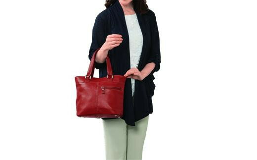 【ふるさと納税】豊岡工房 牛革手提げ（3834）キャメル かばん バッグ トートバッグ マグネット開閉 サムネイル3