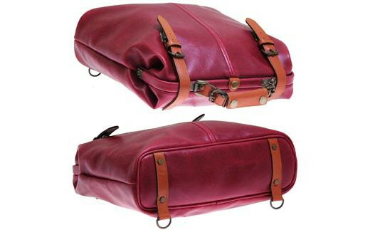 【ふるさと納税】レトロ ダレスリュック（No.4968-10） レッド かばん バッグ ダレス式 リュック アンティーク サムネイル2