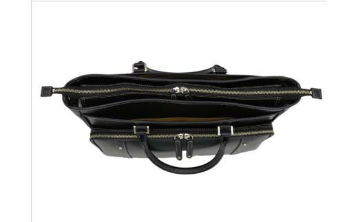 【ふるさと納税】パトリック2本手ビジネスバッグ（No.5023-01) ブラック かばん バッグ 多ポケット 重厚感 お手入れ簡単 サムネイル3