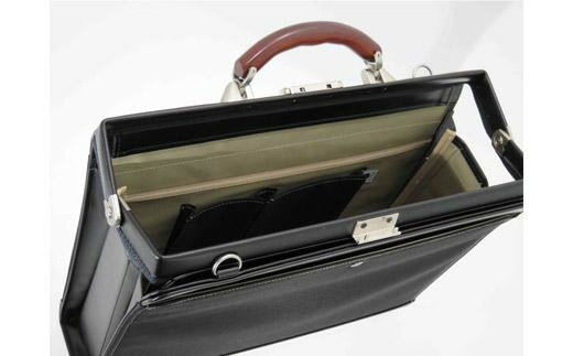 【ふるさと納税】木手ダレスビジネスバッグ（No.5014-01） ブラック かばん バッグ ダレス式 木製ハンドル 強力ナイロン ビートテック サムネイル3