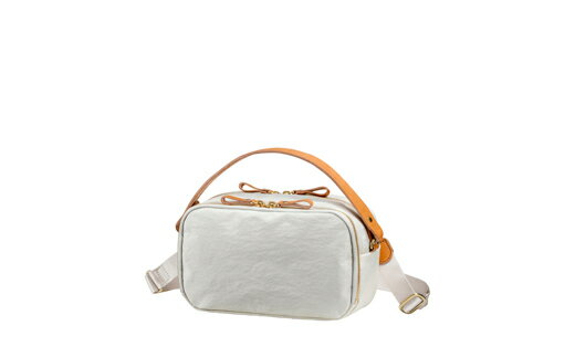 【ふるさと納税】豊岡鞄 TUTUMU Rectangle S4600 キナリ / ショルダーバッグ ハンドバッグ 高級 バッグ かばん カバン 鞄 おしゃれ かわいい レディース ホワイト 白色 サムネイル2