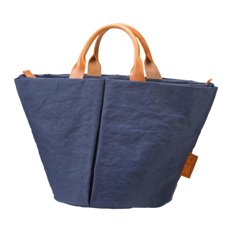 【ふるさと納税】豊岡鞄 TUTUMU Marche mini トートバッグS（ネイビー）（S1800 24-145）/ トート バッグ レディース 多収納 シンプル おしゃれ サムネイル2