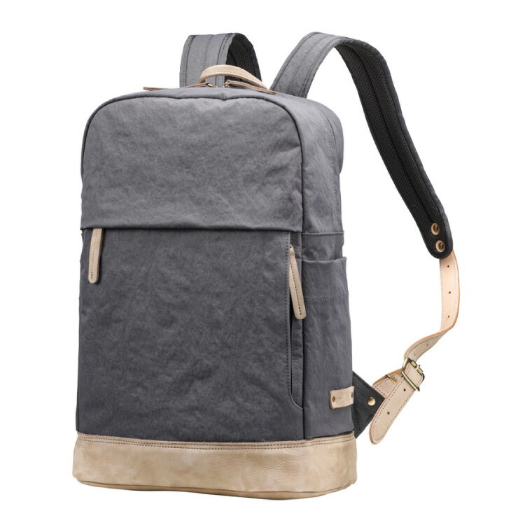 【ふるさと納税】豊岡鞄 TUTUMU Study（S1500 24-146）グレー / カバン リュック バックパック デイパック おしゃれ レディース メンズ A4ファイル対応 通勤 通学 サムネイル2