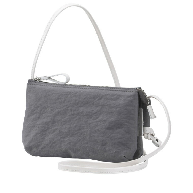 【ふるさと納税】豊岡鞄 TUTUMU Osanpo Wallet（S3100 24-178）グレー / お財布ポシェット お財布ショルダー ミニ ショルダーバッグ レディース 斜め掛け 肩掛け サムネイル2