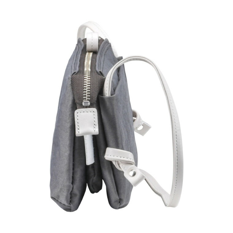 【ふるさと納税】豊岡鞄 TUTUMU Osanpo Wallet（S3100 24-178）グレー / お財布ポシェット お財布ショルダー ミニ ショルダーバッグ レディース 斜め掛け 肩掛け サムネイル3