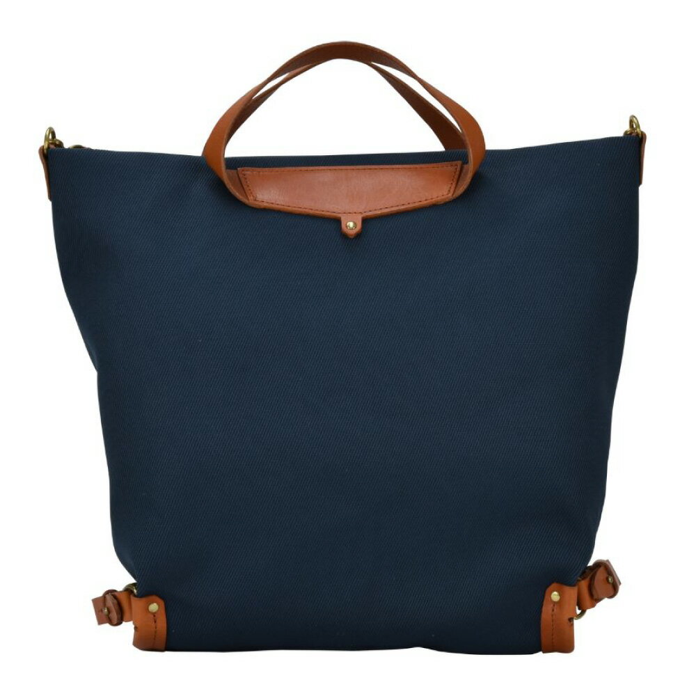 【ふるさと納税】豊岡鞄 THYMEBUCKS ELDER トート（ネイビー）/ タイムバックス エルダー レディース バッグ トートバッグ 手提げ 肩掛け 2way A4サイズ対応 ノートPC収納 サムネイル3