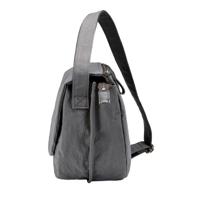 【ふるさと納税】豊岡鞄 TUTUMU Flap（S3900）グレー / ショルダーバッグ メンズ レディース シンプル サムネイル3