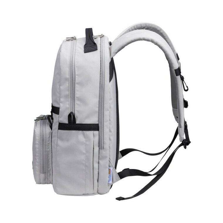 【ふるさと納税】豊岡鞄 CIE WEATHER DAYPACK（071953）グレー / 木和田正昭商店 撥水 ビジネス ストリート A4ファイル対応 ノートPC収納 通勤 メンズ レディース リュック バックパック リュックサック サムネイル3