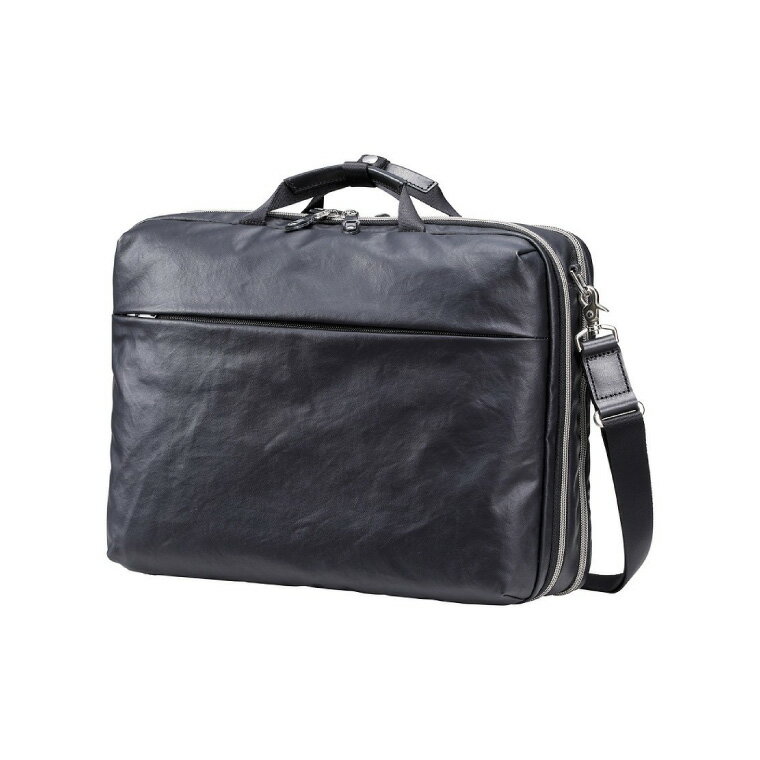 【ふるさと納税】豊岡鞄 anti-mode style Pista 3WAY 2R（A70000）江戸黒 / リュック ブリーフケース ショルダー 3way メンズ レディース ビジネス バッグ サムネイル2