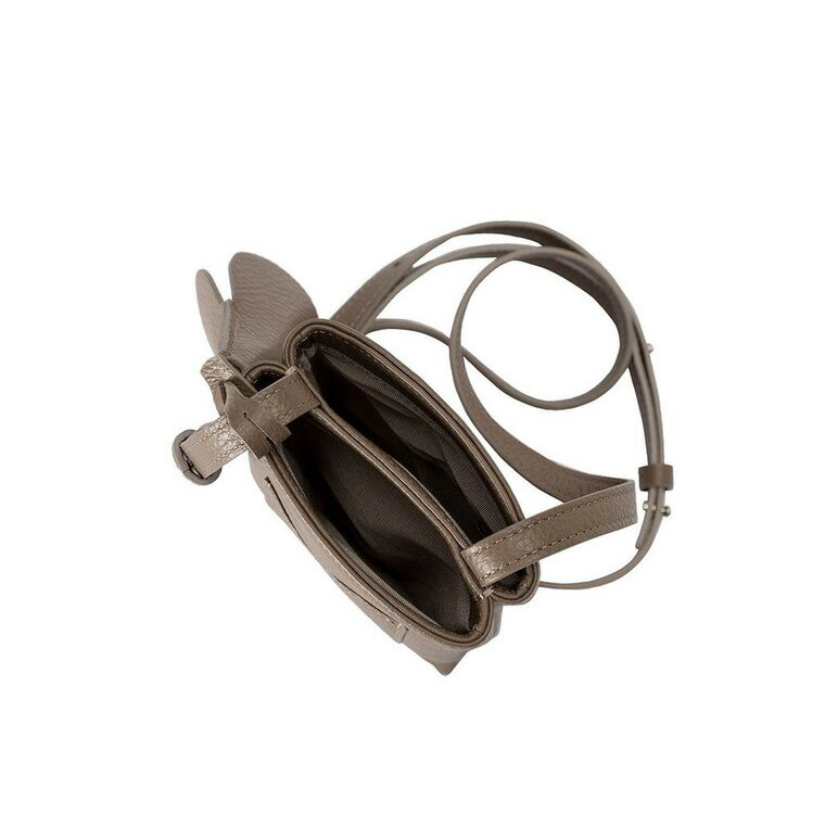 【ふるさと納税】豊岡鞄 マスミ鞄嚢 Shokolatt S ショルダーポーチ ダブル Sサイズ トープ / 本革 ショルダーポーチ 2層式 小 スマホショルダー スマホポシェット ワンマイルミニショルダーバッグ レディース 斜め掛け 肩掛け サムネイル3