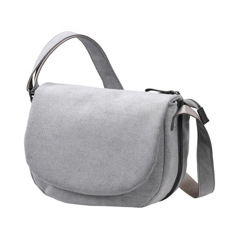 【ふるさと納税】豊岡鞄 TUTUMU スエード Flap（S3901）ミックスグレー / ショルダーバッグ メンズ レディース シンプル サムネイル2
