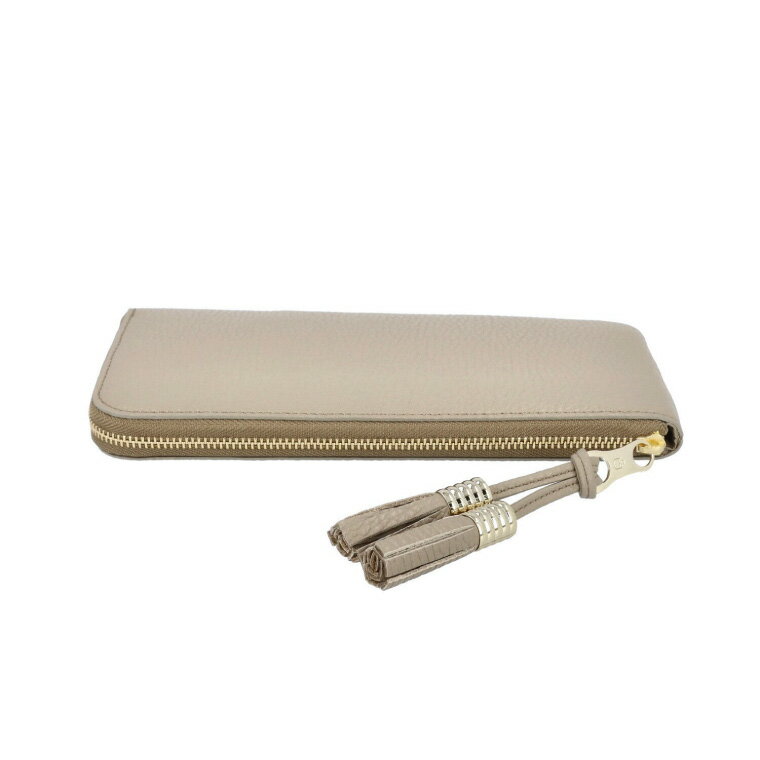 【ふるさと納税】豊岡財布 Atelier nuu loop ロングウォレットS NU04-117 グレージュ / アトリエヌウ 財布 長財布 レディース ブランド 薄い L字ファスナー コンパクト 本革 サムネイル2