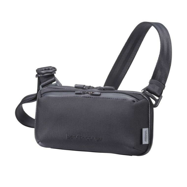 【ふるさと納税】豊岡鞄 ベルーフバゲージ Urban Explorer MINI HA brfGR22HA ブラック / beruf baggage ショルダーバッグ ボディバッグ 旅行 トラベル ポーチ メンズ カード 紙幣 収納 軽量 撥水 ショルダー バッグ 鞄 カバン サムネイル2