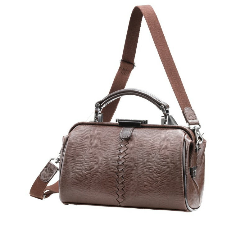 【ふるさと納税】豊岡鞄 YOUTA LIZARD 2way TINYダレス（YK31）チョコ / 木和田正昭商店 ダレス ショルダーバッグ ハンドバッグ ショルダー ダレスバッグ メンズ レディース バッグ サムネイル2