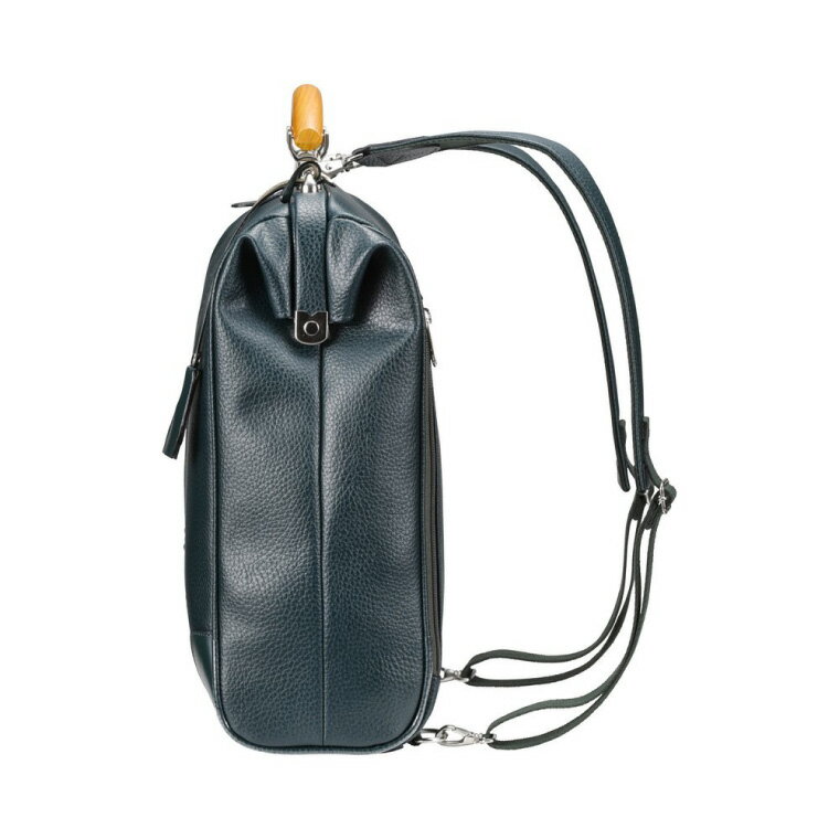 【ふるさと納税】豊岡鞄 YOUTA ELK 3way 縦ダレス（YK3ME）ダークグリーン / 木和田正昭商店 ダレスリュック ダレスバッグ 縦型ショルダー 手持ち リュック A4ファイル対応 14インチノートPC収納 サムネイル3