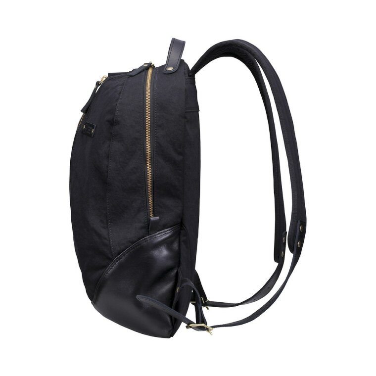 【ふるさと納税】豊岡鞄 TUTUMU egg pack（S5000）ブラック / おしゃれ カバン リュック サムネイル3