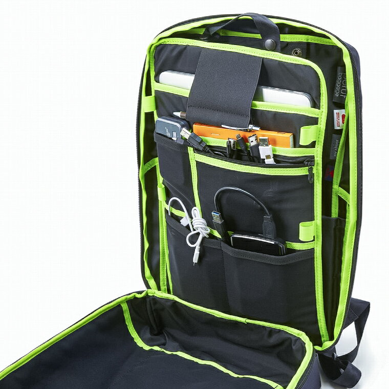 【ふるさと納税】豊岡鞄 ベルーフバゲージ Urban Explorer 20 HA（ネイビー） / beruf baggage バックパック ビジネスバッグ ビジネスリュック リュックサック メンズ リュックメンズ 軽量 撥水 カバン サムネイル3