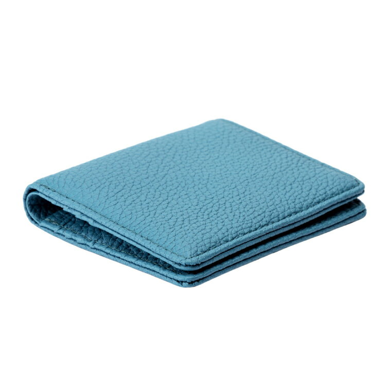 【ふるさと納税】豊岡財布 マスミ鞄嚢 2つ折りカード財布 ドイツシュリンク ジーンブルー / カードケース 小財布 二つ折り 財布 サイフ メンズ レディース ブランド 本革 おしゃれ サムネイル3