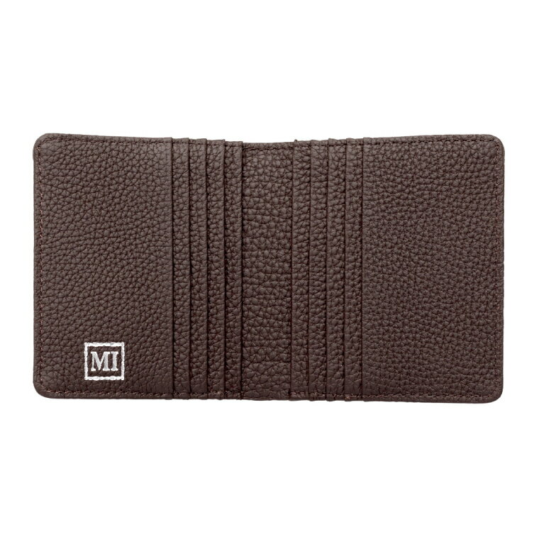 【ふるさと納税】豊岡財布 マスミ鞄嚢 2つ折りカード財布 ドイツシュリンク チョコ / カードケース 小財布 二つ折り 財布 サイフ メンズ レディース ブランド 本革 おしゃれ サムネイル2