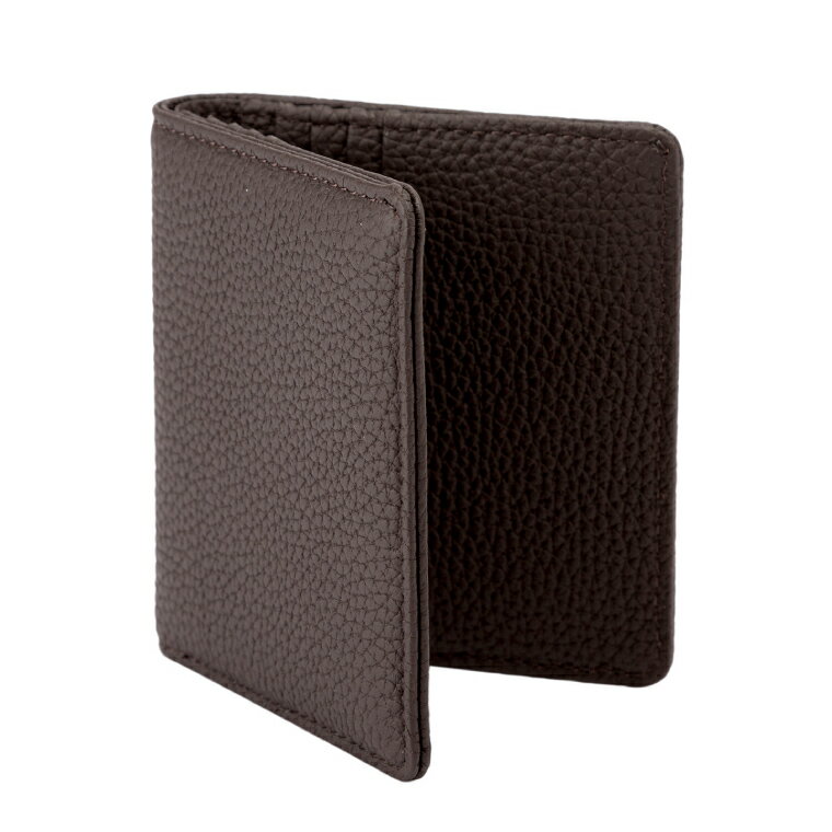 【ふるさと納税】豊岡財布 マスミ鞄嚢 2つ折りカード財布 ドイツシュリンク チョコ / カードケース 小財布 二つ折り 財布 サイフ メンズ レディース ブランド 本革 おしゃれ サムネイル3