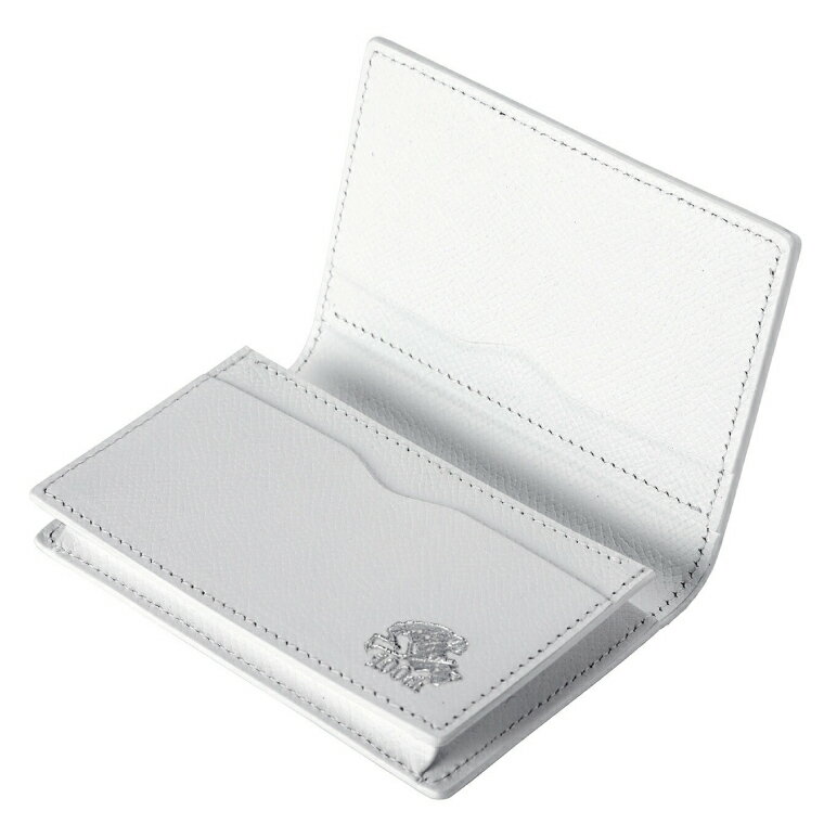 【ふるさと納税】豊岡財布 マスミ鞄嚢 本革 名刺入れ ホワイト / 名刺ケース 革小物 メンズ レディース サムネイル2