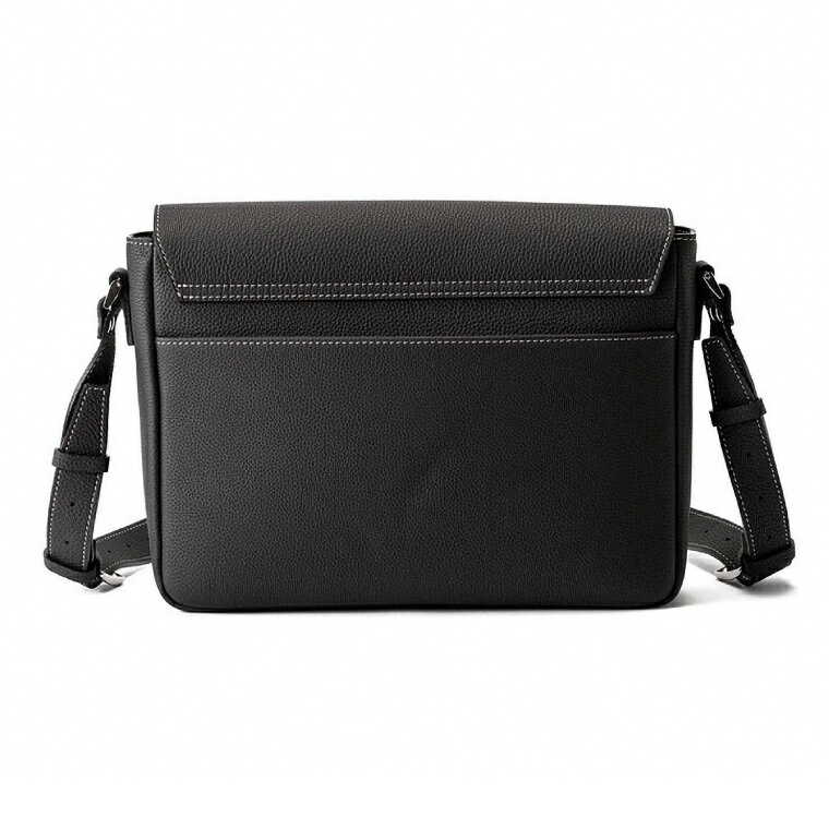 【ふるさと納税】豊岡鞄 マスミ鞄嚢 かぶせショルダーバッグ A4 ドイツ製牛革 ネイビー / メンズ レディース 本革 ショルダーバッグ A4ファイル対応 サムネイル3