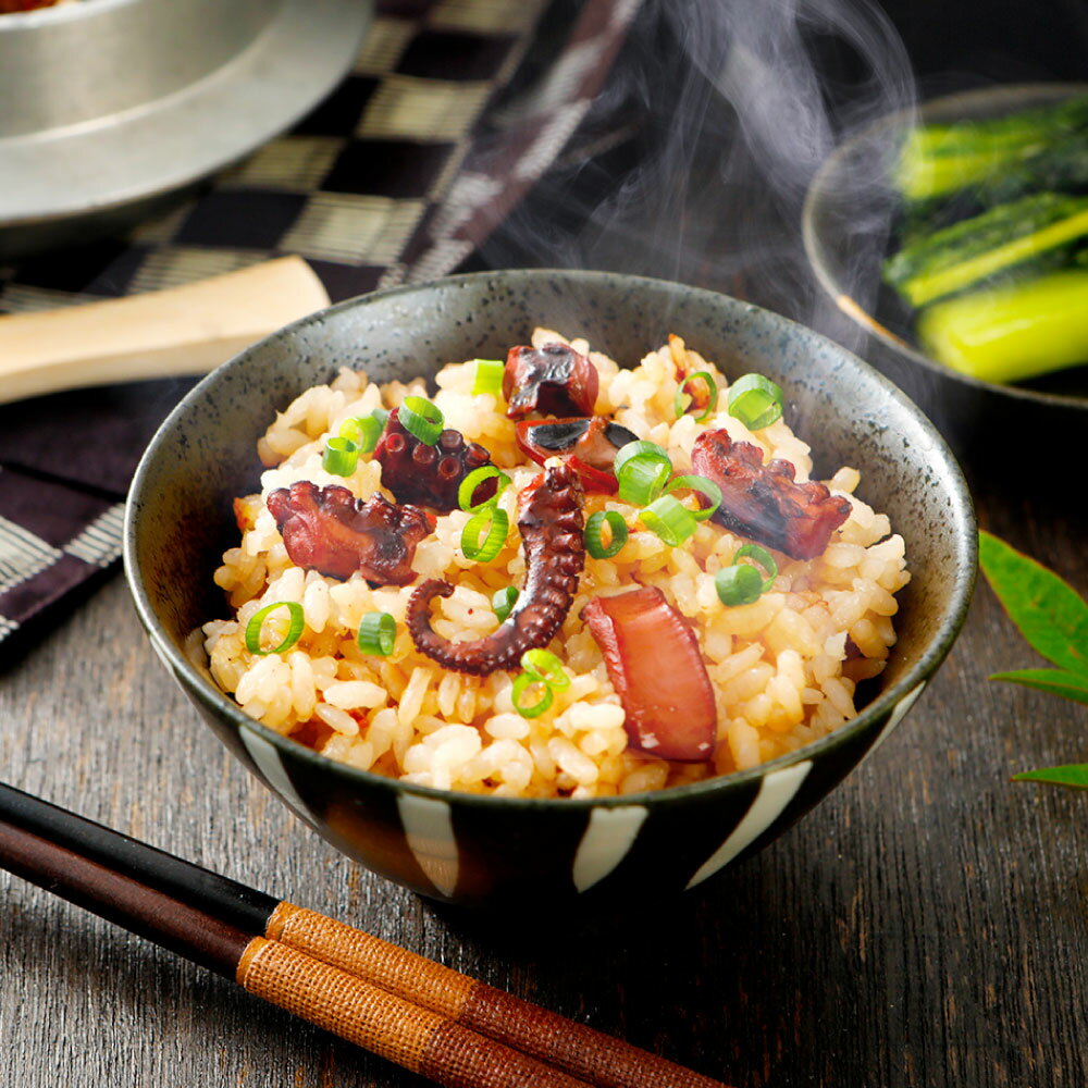 【ふるさと納税】たこめしの素 3缶 セット ／ 蛸 たこ タコ 魚介 魚貝 加工食品 グルメ 炊き込み 混ぜ込み ご飯 惣菜 坂越湾 兵庫県 赤穂市 常温 送料無料 - 画像2