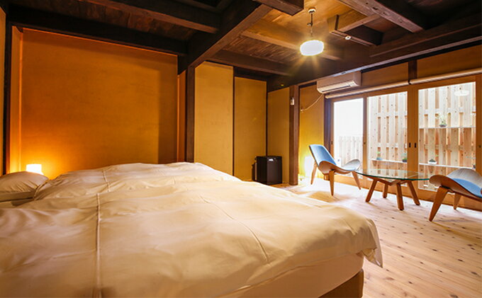 【ふるさと納税】古民家旅館『Kariya Ryokan Q』1泊2食付き【客室おまかせ】ペア宿泊券 高級宿 旅行 サムネイル3