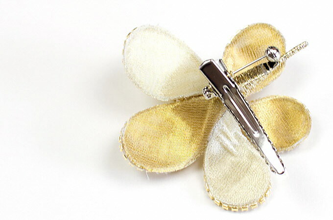 【ふるさと納税】ゴールドキュートリーコサージュ サムネイル2