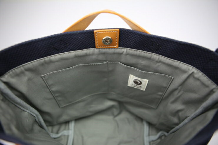 【ふるさと納税】御影屋 松右衛門帆 コンビショルダー dark chacol 【 ファッション バッグ 兵庫県 高砂市 】 サムネイル2