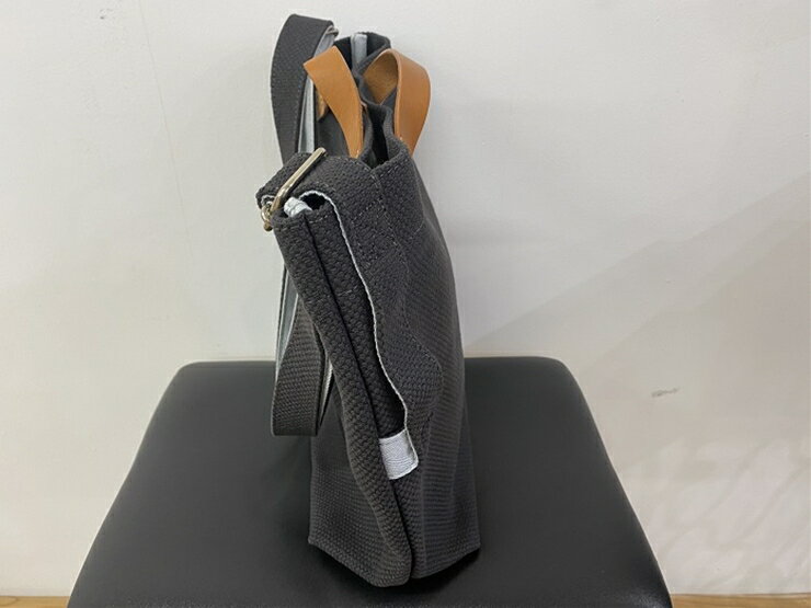 【ふるさと納税】御影屋 松右衛門帆 コンビショルダー dark chacol 【 ファッション バッグ 兵庫県 高砂市 】 サムネイル3