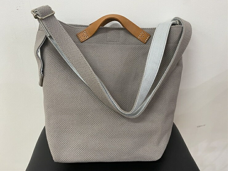 【ふるさと納税】御影屋 松右衛門帆 コンビショルダー dusty gray 【 ファッション バッグ 兵庫県 高砂市 】 サムネイル2