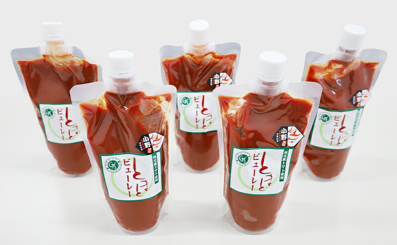 【ふるさと納税】トマト100%のピューレ5本セット（保存料・化学調味料不使用） 加工食品 野菜 保存料不使用 サムネイル3