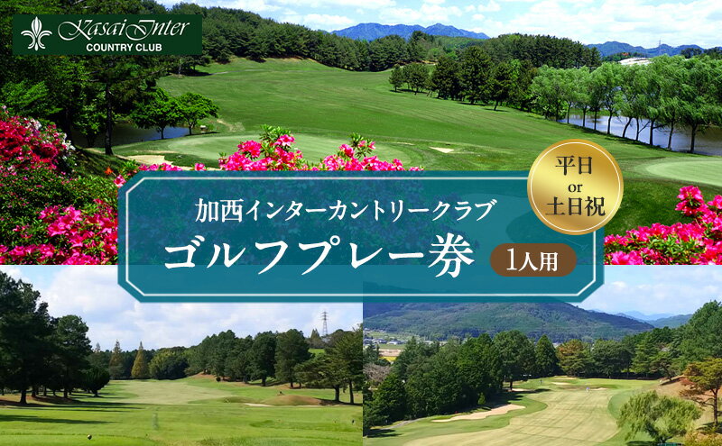 【ふるさと納税】加西インターカントリークラブ 平日 土日 1名プレー利用券 父の日 おすすめ ギフト ゴルフ場利用権 - 画像2