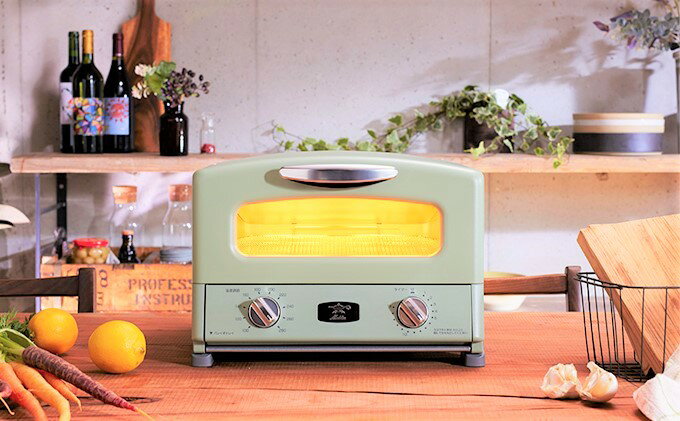 【ふるさと納税】アラジン グリル＆トースター 4枚焼き グリーン 緑 播州百日どり 冷凍 もも肉 むね肉 セット 1.2kg AGT-G13BG アラジントースター グリル 鶏肉 お肉 肉 キッチン家電 家電 日用品 加西市 × 多可町 サムネイル3