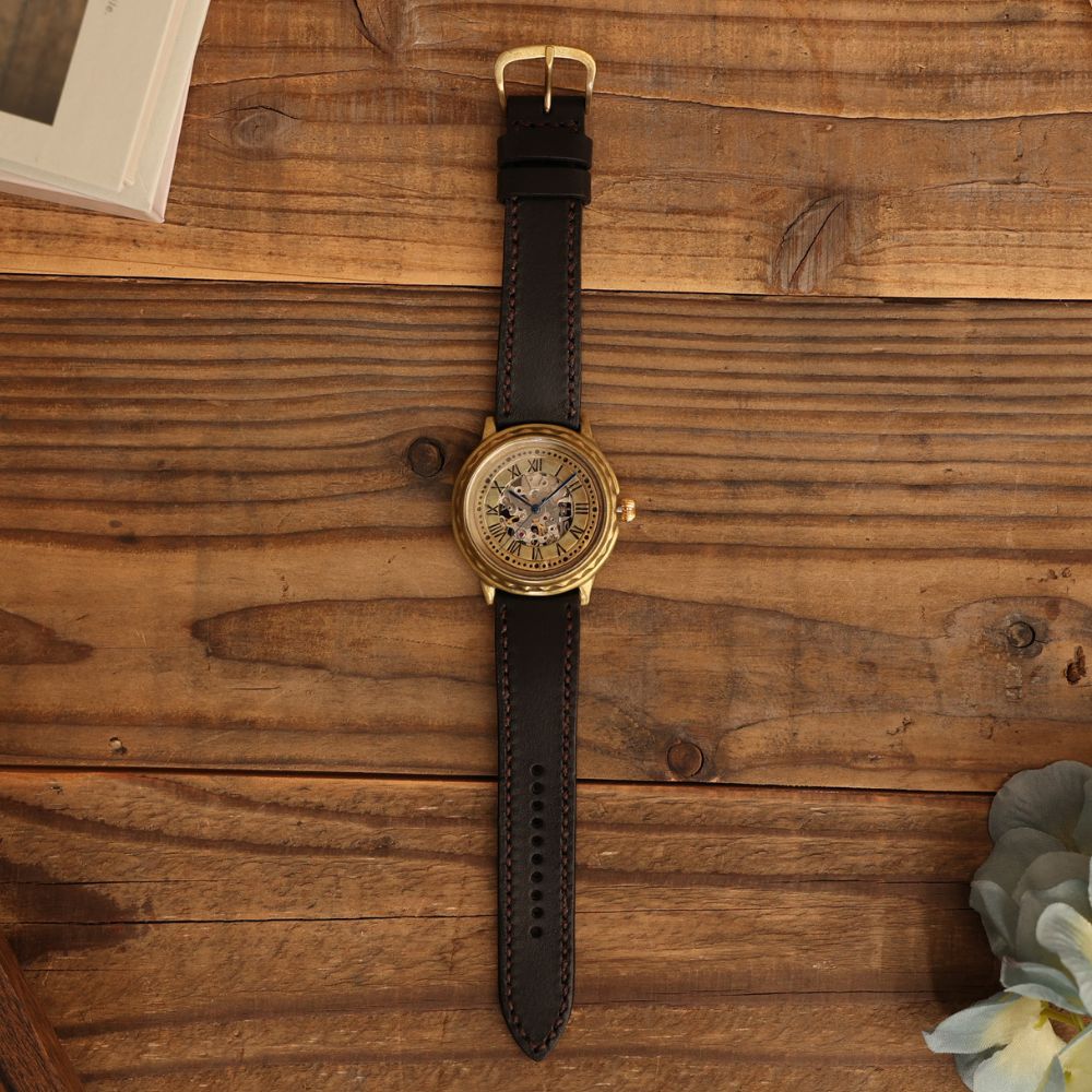 【ふるさと納税】ハンドメイド腕時計（機械式自動巻）ATS-WR641 手作り カスタム腕時計 個性的 一点物 アンティーク ギフト メンズ レディース ユニセックス　プレゼント サムネイル2