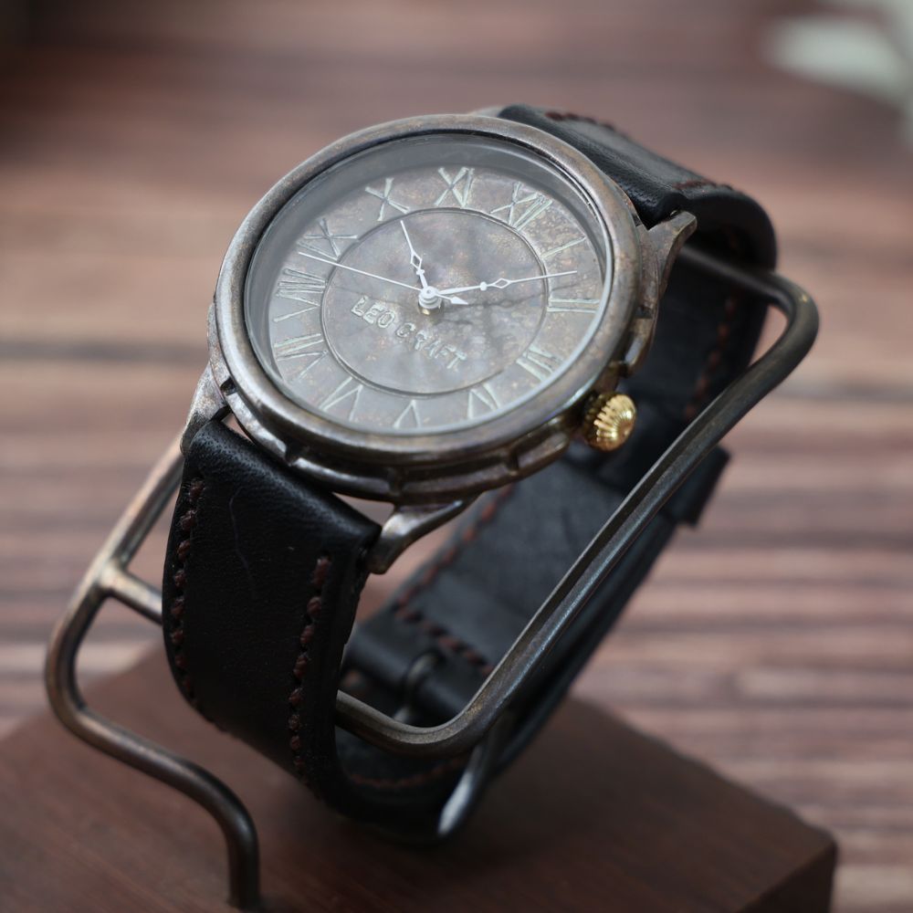 【ふるさと納税】ハンドメイド腕時計（クオーツ式）AB-GW351 手作り カスタム腕時計 個性的 一点物 アンティーク ギフト メンズ レディース ユニセックス　プレゼント サムネイル3