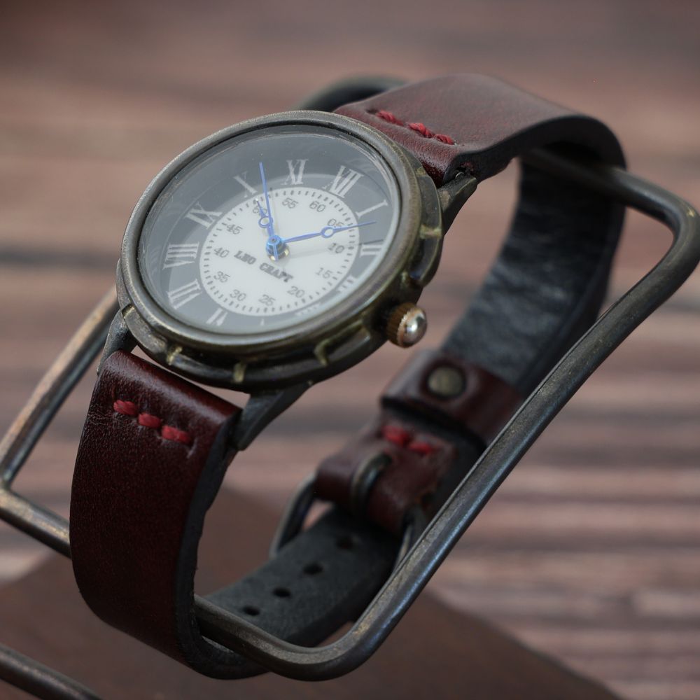 【ふるさと納税】ハンドメイド腕時計（クオーツ式）BS-GW143 | 兵庫県 丹波篠山市 手作り カスタム腕時計 個性的 一点物 アンティーク ギフト メンズ レディース ユニセックス　プレゼント サムネイル3