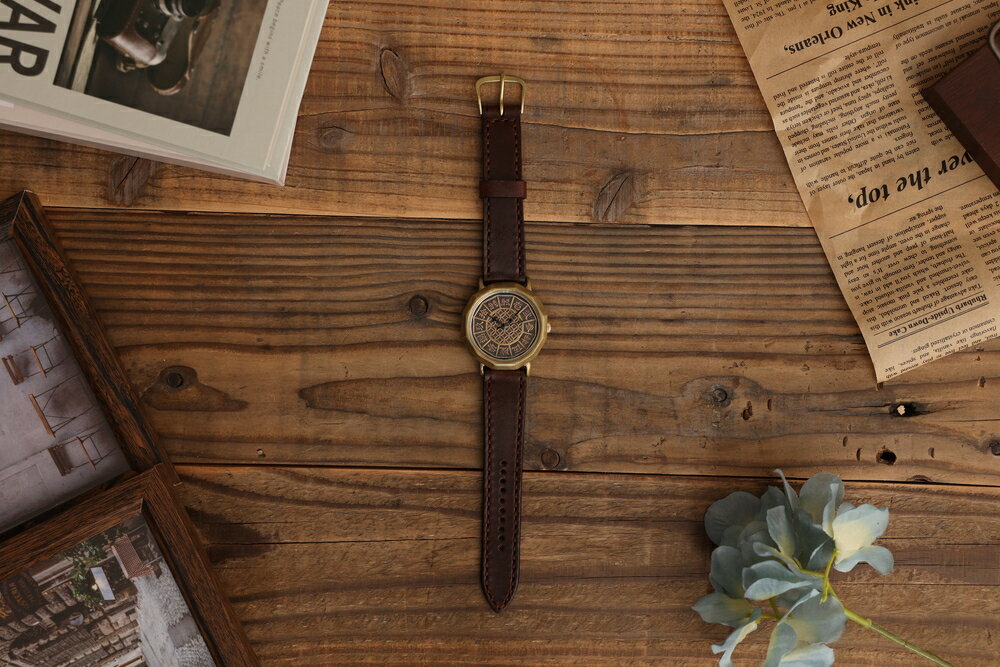 【ふるさと納税】ハンドメイド腕時計（クオーツ式）AB-DG721 | 兵庫県 丹波篠山市 手作り カスタム腕時計 個性的 一点物 アンティーク ギフト メンズ レディース ユニセックス　プレゼント サムネイル2