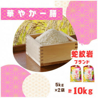 【毎月定期便】蛇紋岩ブランド 華やか一膳 10kg(5kg×2)全6回【4071009】