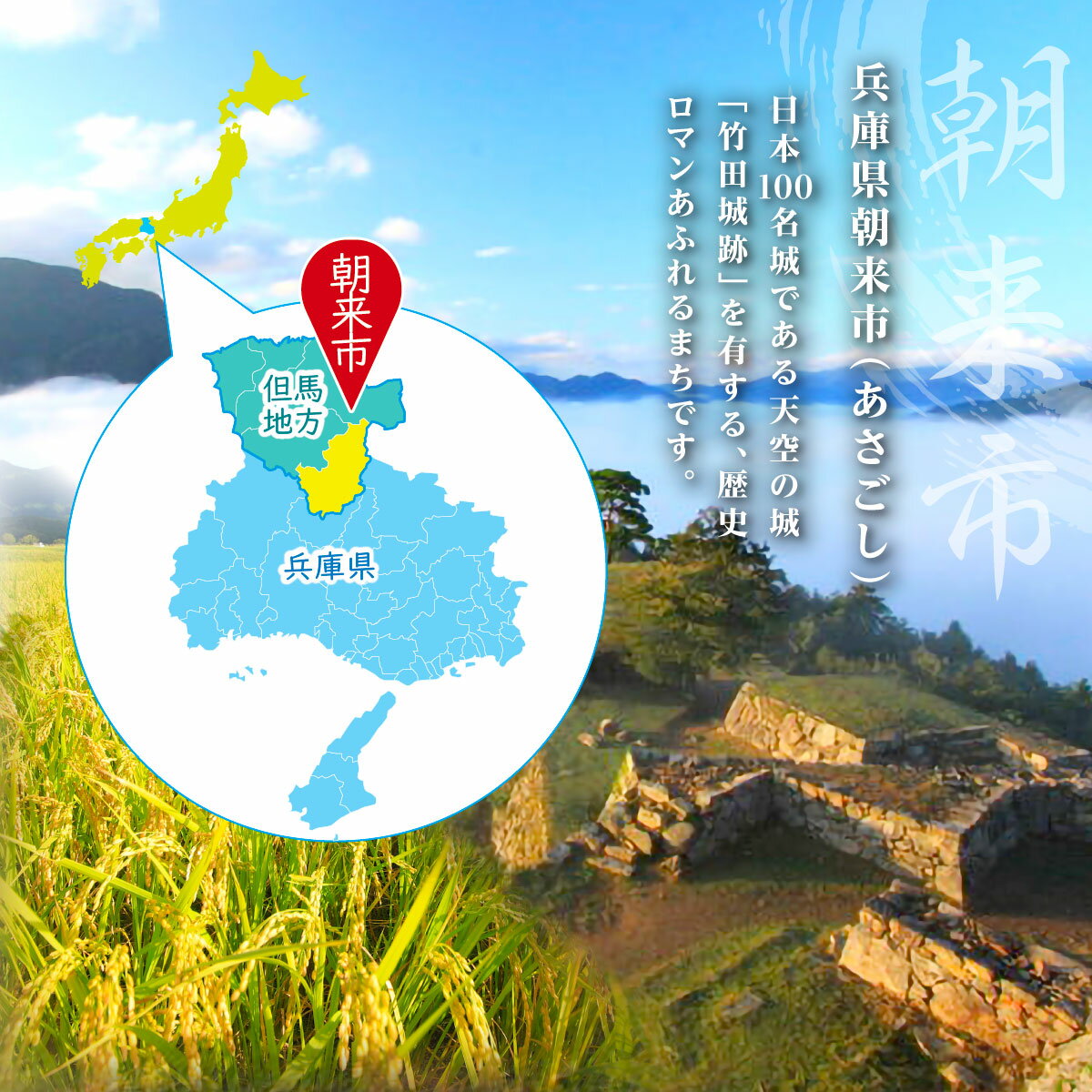 【ふるさと納税】先行予約 令和8年産 兵庫県朝来市産 にじのきらめき （無洗米） 5kg 【 にじのきらめき 単一原料米 5kg お米 米 コメ こめ 精米HACCP認定 安心 安全 美味しい 甘み 旨味 兵庫県 朝来市 竹田城跡 円山川源流域 川の最上流域なので水のきれいさピカイチ!! 】 - 画像2