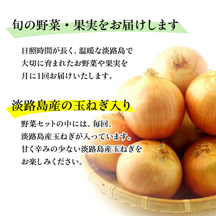 【ふるさと納税】淡路島の新鮮野菜セット【平日・休日お届け】野菜セット 淡路島たまねぎ 野菜詰め合わせ お試し - 画像3