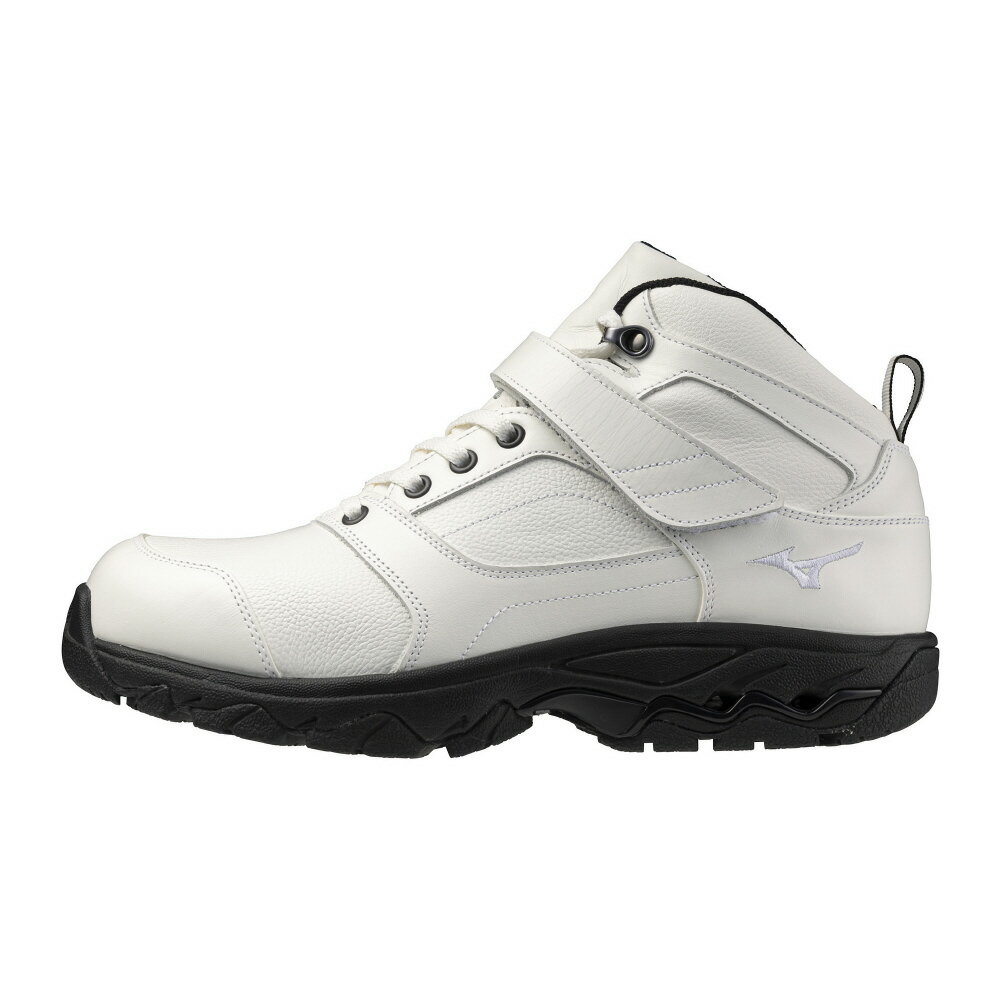 【ふるさと納税】AO27　ミズノウォーキングシューズ ミッドカット【ホワイト3E】　OD SPECIAL 3 (mizuno オーダーシューズ レザー 天然皮革 Wgrip搭載 リニューアル 散歩 オーダーメイド 手作り 日本製 本革 ウォーキング シューズ 幅広 負担軽減) サムネイル2