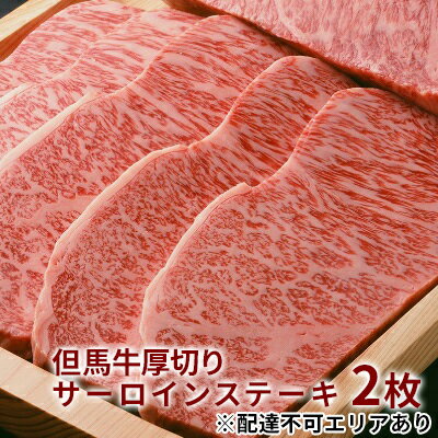 但馬牛 厚切り サーロイン ステーキ 300g×2枚 計600g[ 牛肉 お肉 ブランド牛 キャンプ BBQ アウトドア バーベキュー ギフト 母の日 父の日 ]　牛肉・サーロイン・但馬牛厚切りサーロインステーキ・但馬牛・ステーキ
