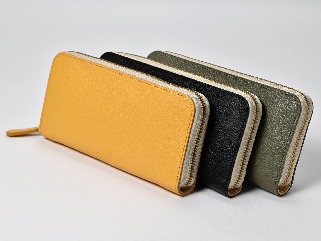 ラウンドファスナー財布 本革 日本製 姫路レザー レザー 革製品 財布 Liete メンズ レディース 母の日 父の日 ファッション WH-02　ファッション小物・財布