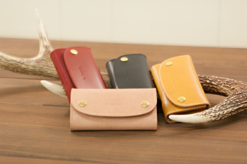 キーケース 本革 日本製 姫路レザー レザー 革製品 高級 Bliss ピット鞣し メンズ レディース ファッション WH-08　ファッション・雑貨・日用品・ファッション小物