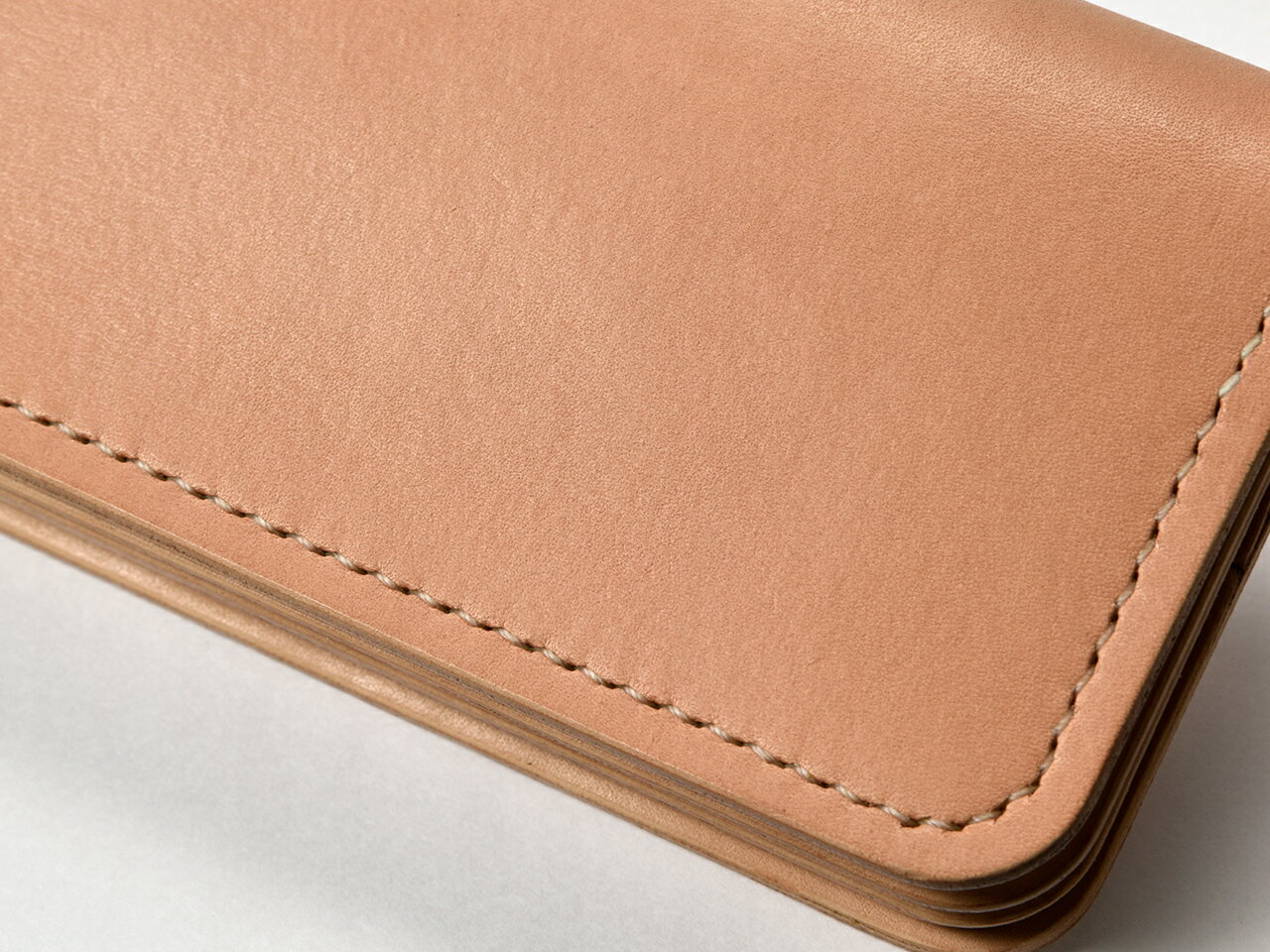 【ふるさと納税】手縫いウォレット 本革 日本製 姫路レザー レザー 革製品 高級 Bliss ピット鞣し メンズ ファッション WH-15　ファッション小物・財布 サムネイル2